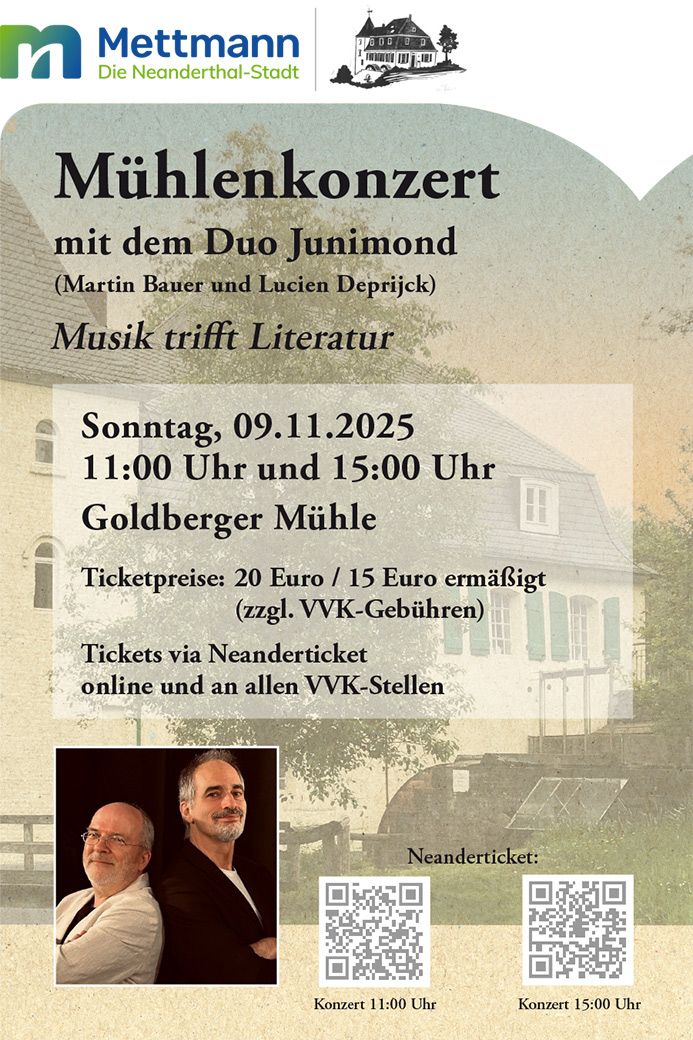 Plakat Muehlenkonzert 2025
